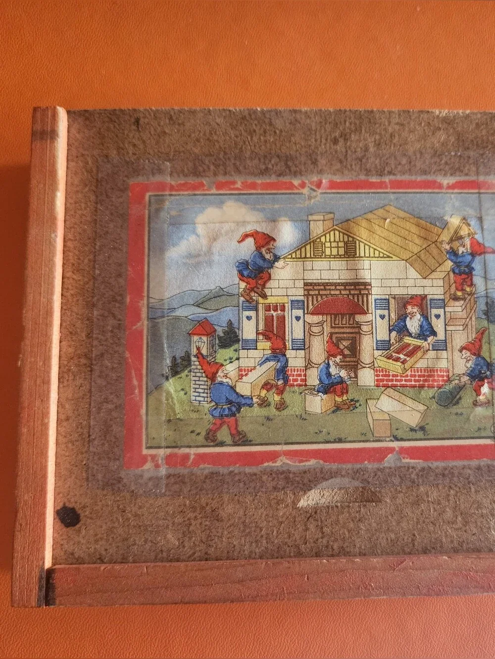 Vintage German Juri wooden building block Set